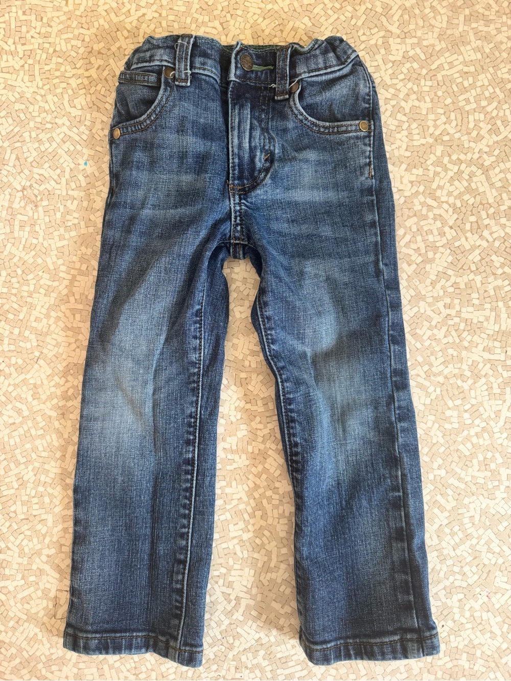 Wrangler Kids Blue Wash Straight Leg Jeans